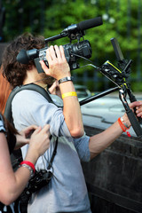cameraman et photographe