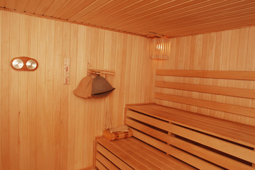 sauna interior