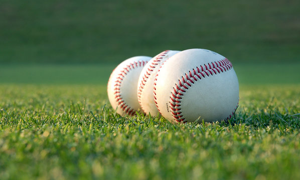 baseballs on the field