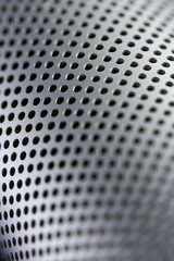 perforated curved metal