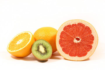 fruit isolated on white