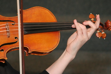 play string instrument violin