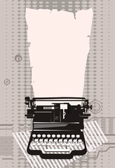 typewriter.illustration.