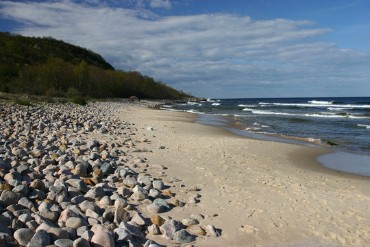 baltic sea, stenshuvud, southern sweden