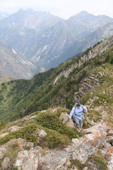 Fototapeta premium randonnée alpine