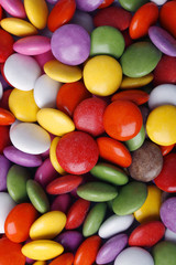 colorful candy macro