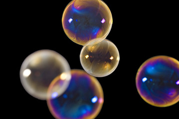 soap bubbles