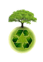planète terre recyclage