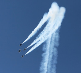 figther jet formation