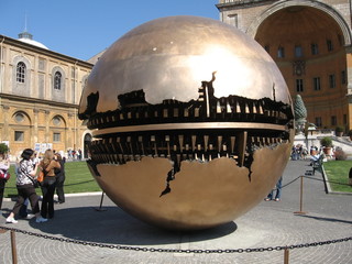 Obraz premium rome globe sculpture