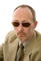 man in dark sunglasses