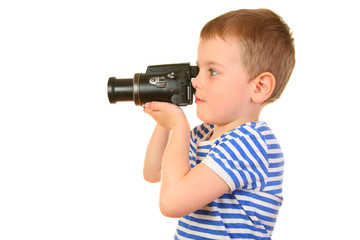 boy with camera