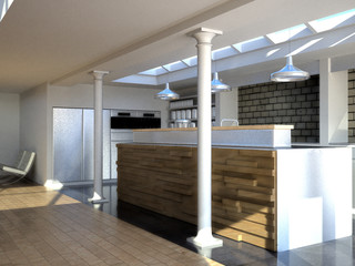 funky, fancy kitchen