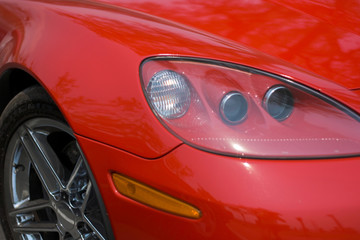 detail of new corvette