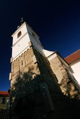 Fototapeta na wymiar village church in czech republic/europe