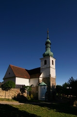 village church in czech republic/europe