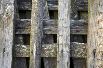 old thin fence