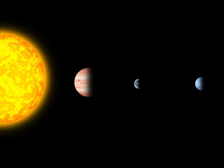 gliese581 sistema stellare © ordus