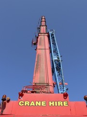 Fototapeta premium crane for hire
