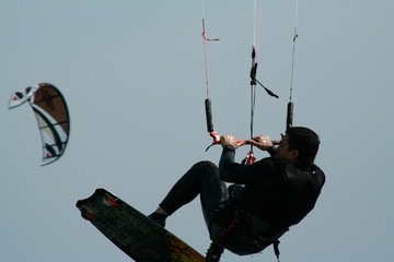 saut en kite surf