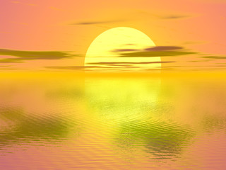 Obrazy  golden sunset