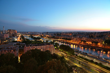 Fototapeta na wymiar Paryż w nocy