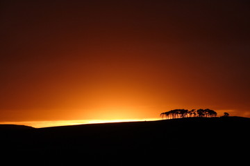 alnwick moor sunset