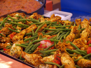 cooked meat
