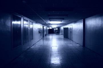 dark corridor