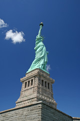 Fototapeta premium statue of liberty close up