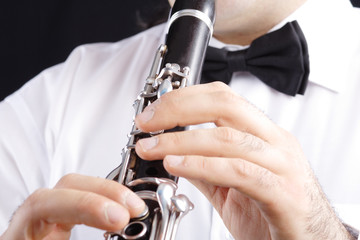 closeup clarinet