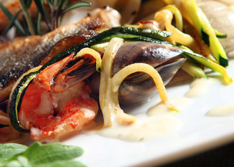 fired fish and sea-food