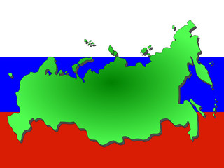 map of russia