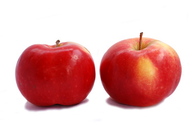 two red apples
