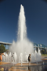 fountain play