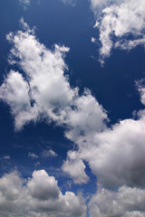 Obraz premium blue sky with clouds