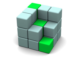 Obraz premium many blocks