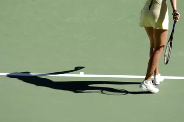 Foto op Canvas tennis shadow 021a © Sportlibrary