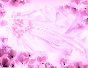 romantic pink background
