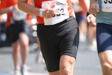 Fototapeta na wymiar Laufer marathon