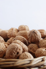 walnuts on the basket