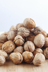 walnuts on the table