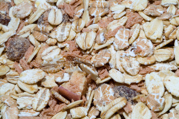 a delicious healthy bowl of muesli.