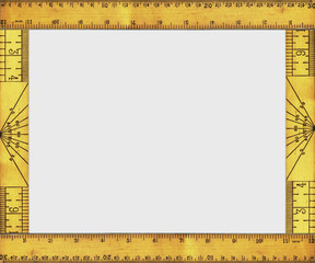 vintage ruler border 1