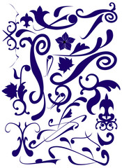 vector pattern on a white background