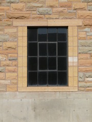 Obraz na płótnie Canvas window in stone
