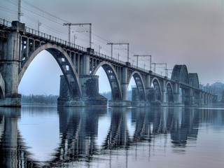 Fototapeta na wymiar grand bridge river