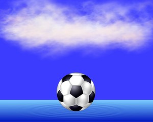 fussball im wasser