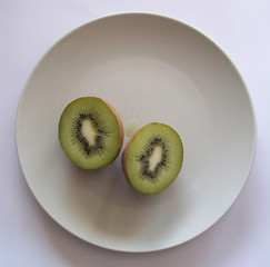 kiwifruit on a plate