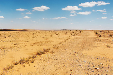 Fototapeta na wymiar Tunezyjski pustyni